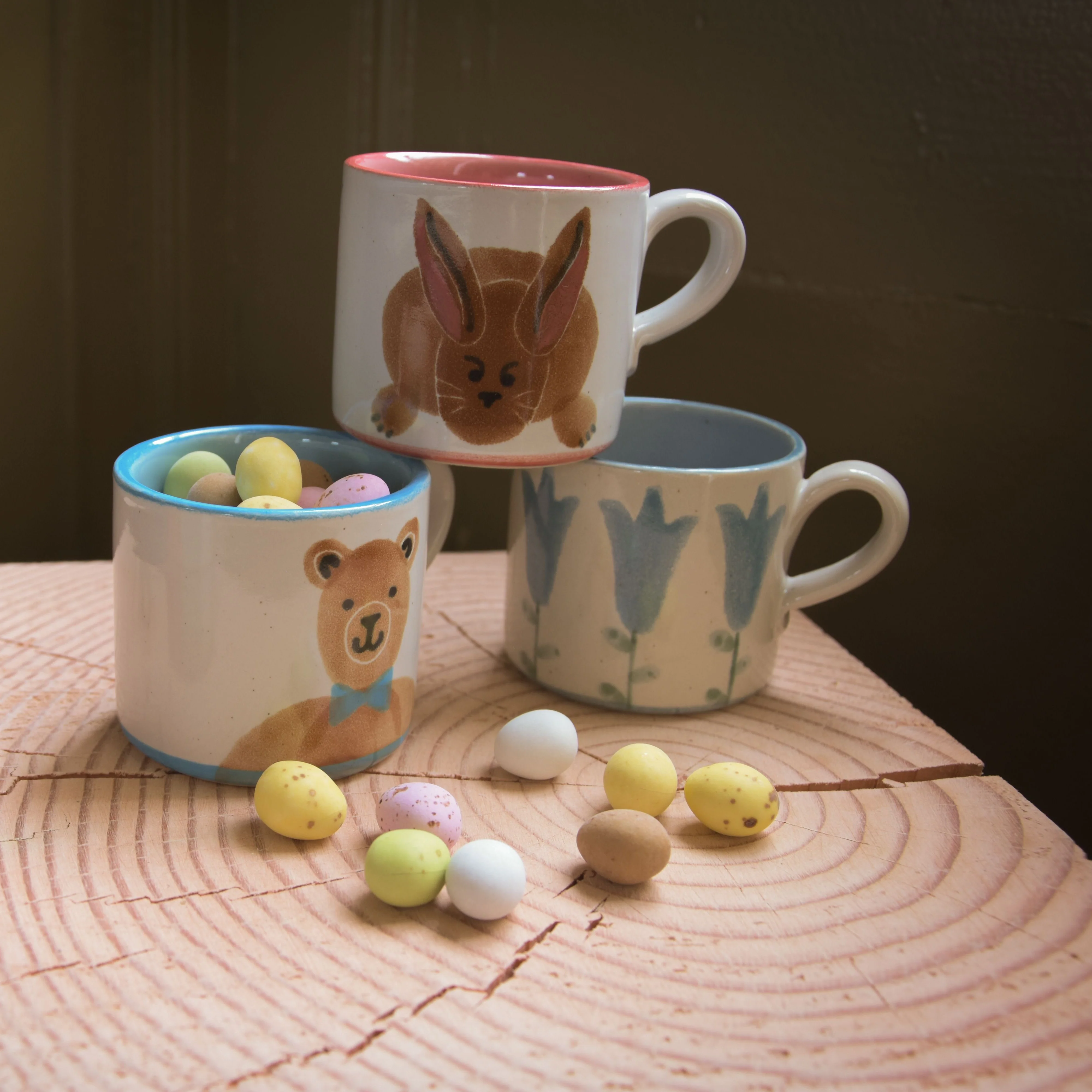 Canary Small Mug with Chocolate Mini Eggs - Image 3