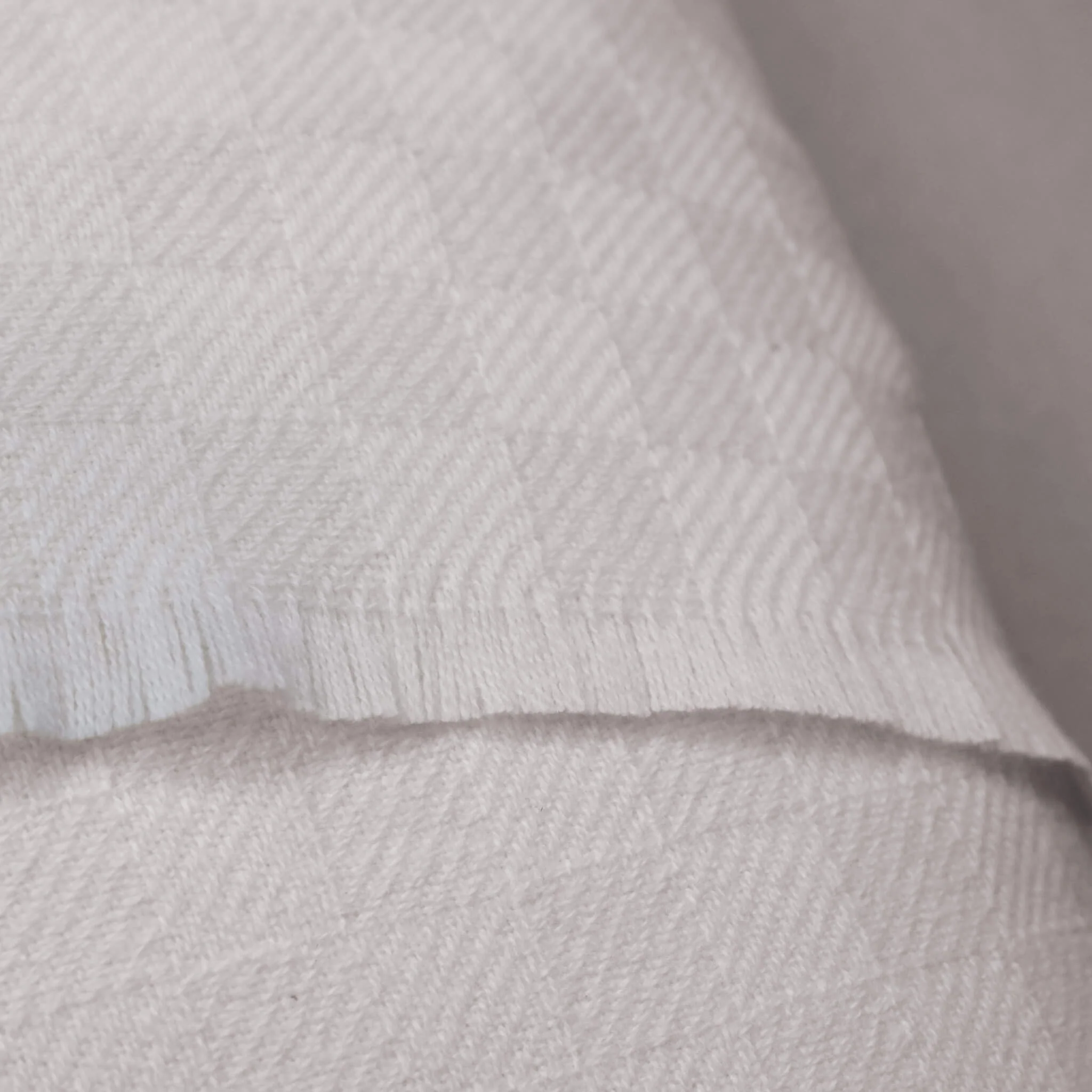 Snowdrop Merino Fringe Cushion - Image 2