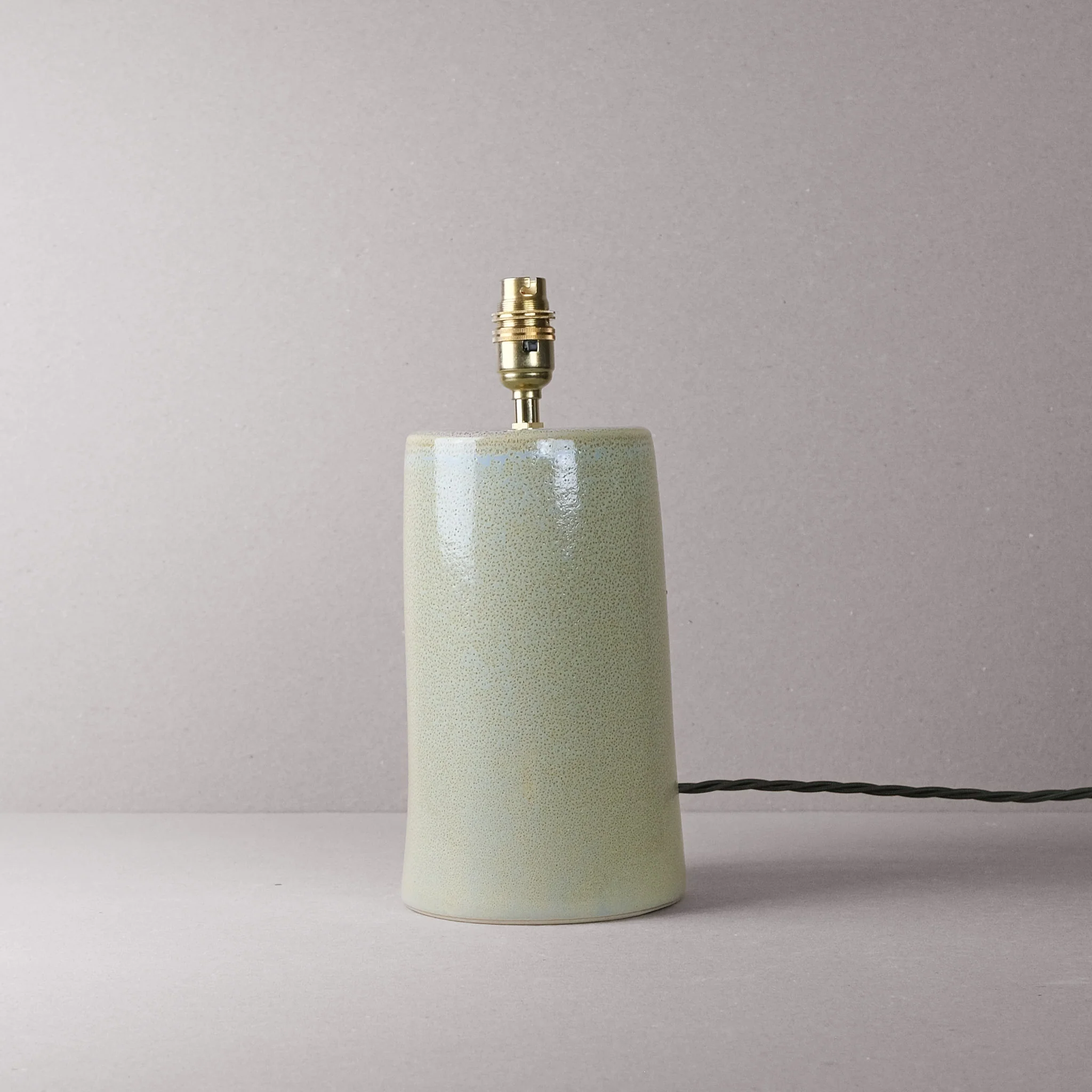 Teal Large Tapered Lamp